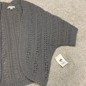 Tucker + Tate Girl’s gray open cardigan sz M 8/10